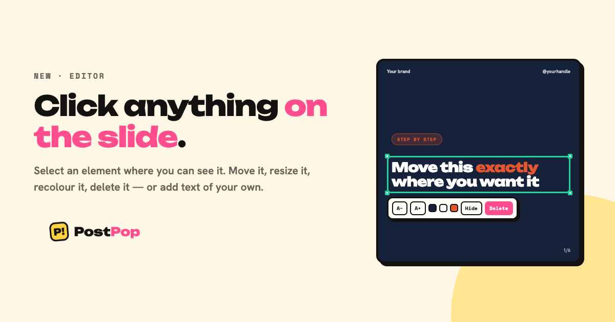Click any element on your slide